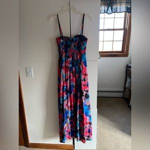 Multi colored maxi dress